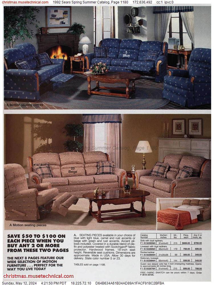1992 Sears Spring Summer Catalog, Page 1180