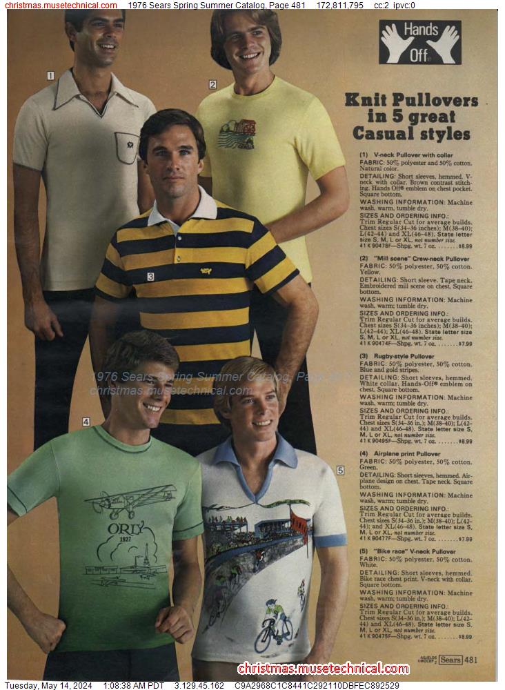 1976 Sears Spring Summer Catalog, Page 481