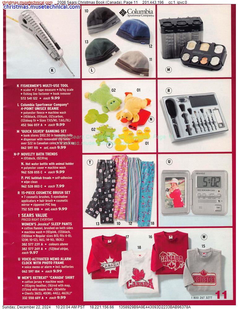 2006 Sears Christmas Book (Canada), Page 11