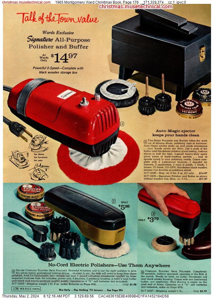 1965 Montgomery Ward Christmas Book, Page 176