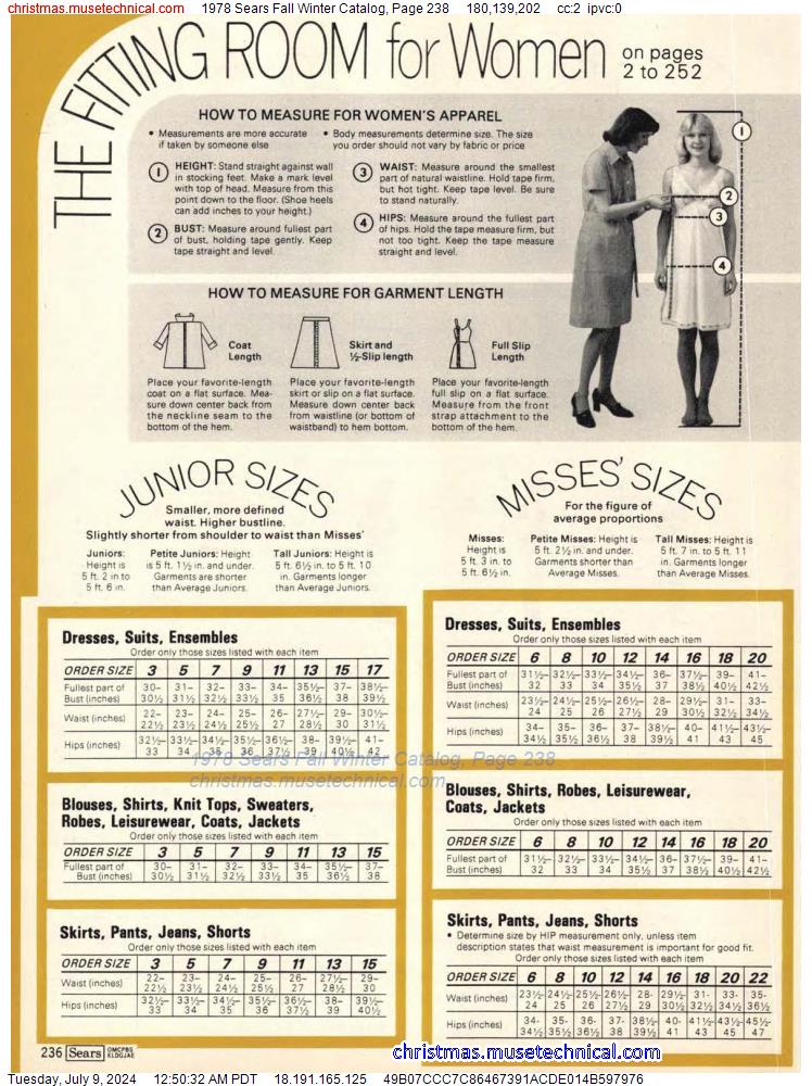 1978 Sears Fall Winter Catalog, Page 238