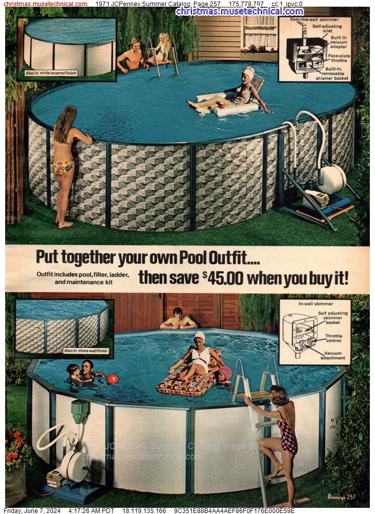 1971 JCPenney Summer Catalog, Page 257