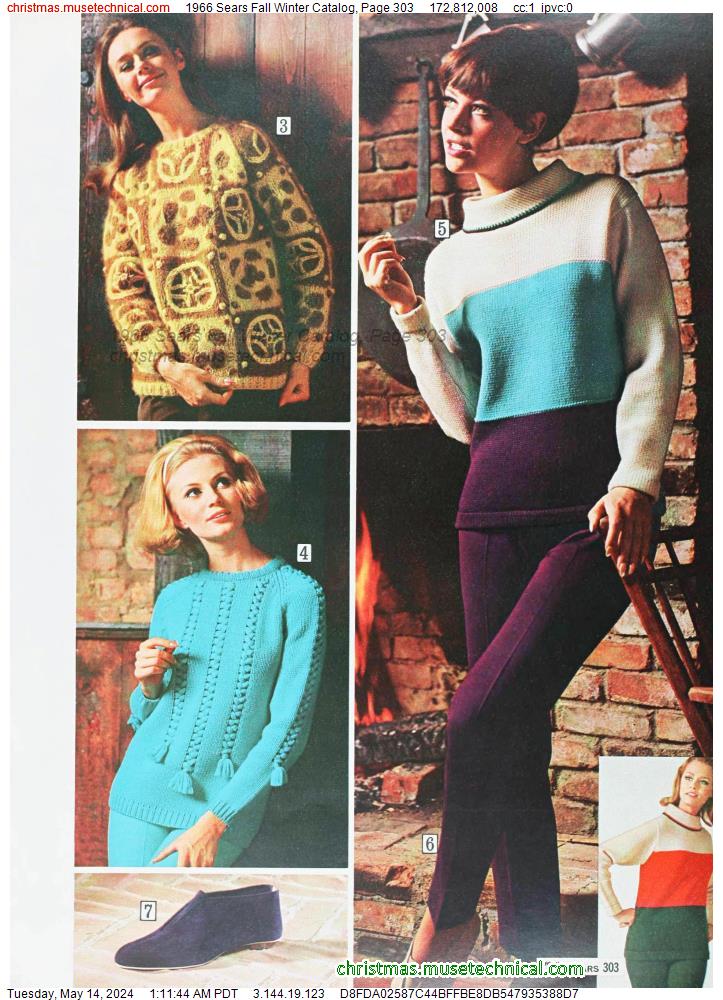 1966 Sears Fall Winter Catalog, Page 303