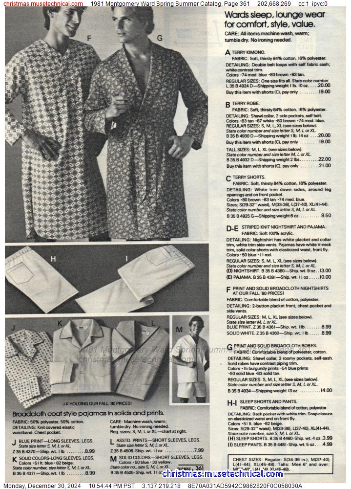 1981 Montgomery Ward Spring Summer Catalog, Page 361