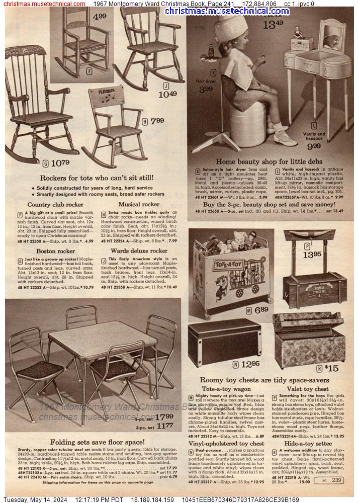 1967 Montgomery Ward Christmas Book, Page 241