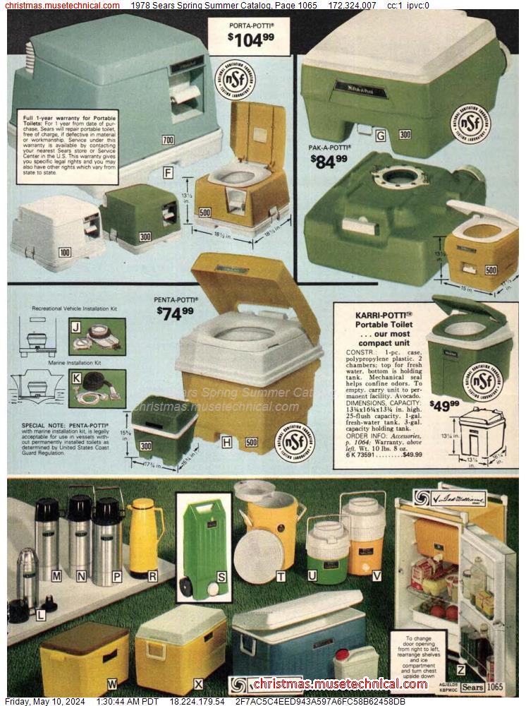 1978 Sears Spring Summer Catalog, Page 1065