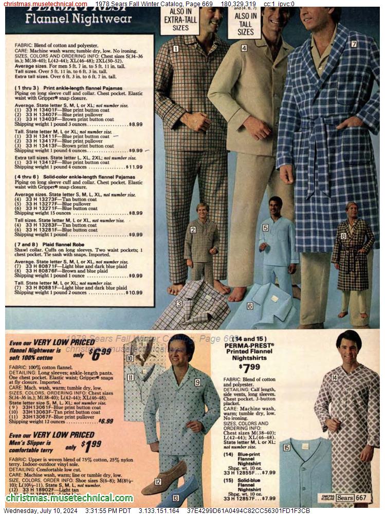 1978 Sears Fall Winter Catalog, Page 669