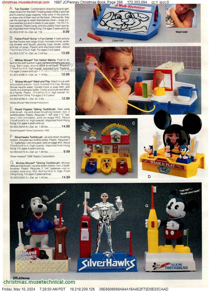 1987 JCPenney Christmas Book, Page 398