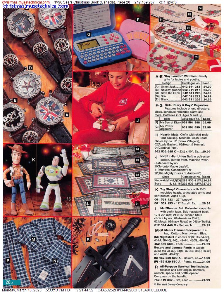 1996 Sears Christmas Book (Canada), Page 20