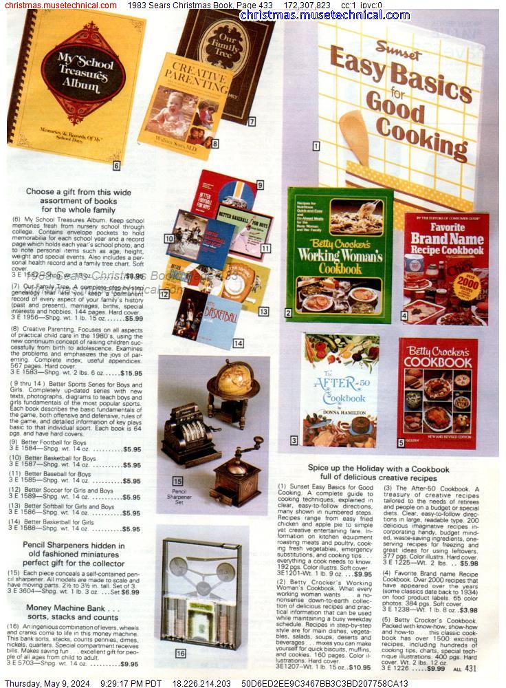 1983 Sears Christmas Book, Page 433
