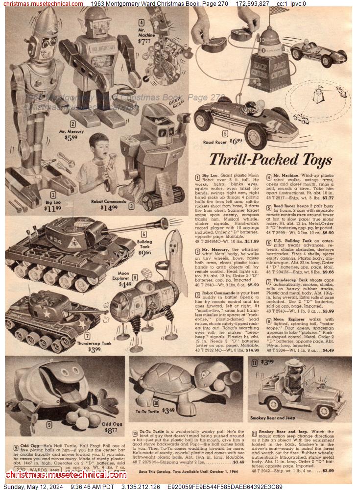 1963 Montgomery Ward Christmas Book, Page 270