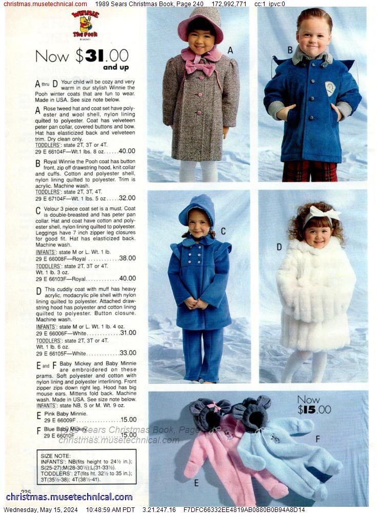 1989 Sears Christmas Book, Page 240