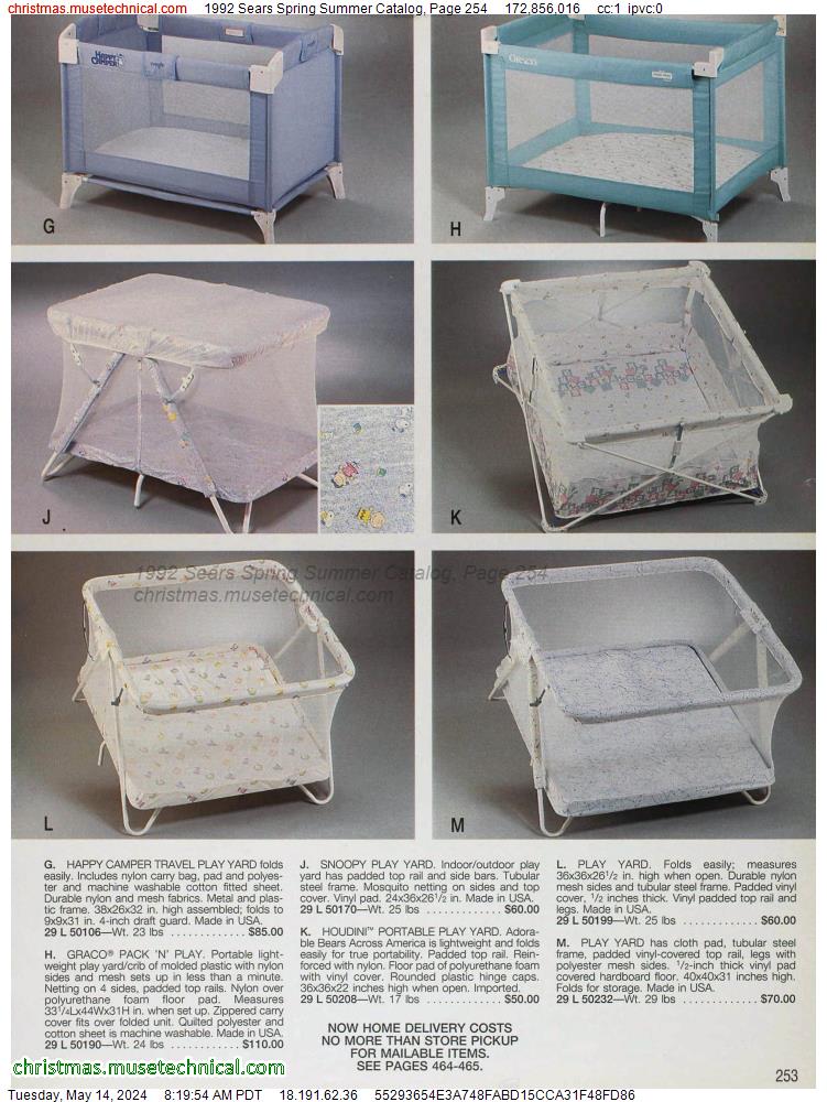 1992 Sears Spring Summer Catalog, Page 254