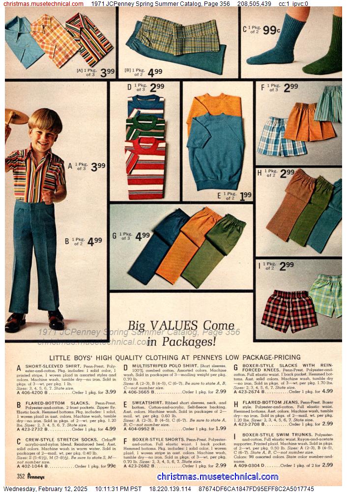 1971 JCPenney Spring Summer Catalog, Page 356