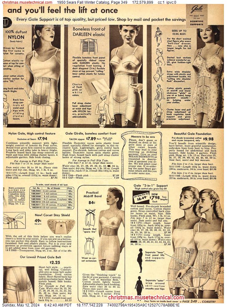 1950 Sears Fall Winter Catalog, Page 349