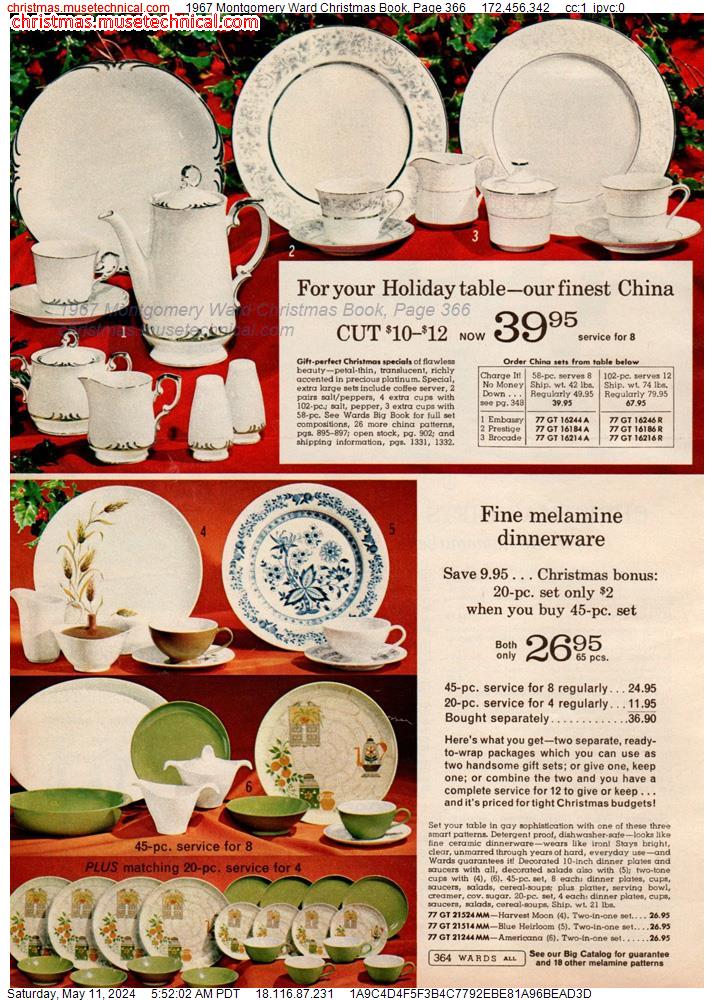 1967 Montgomery Ward Christmas Book, Page 366