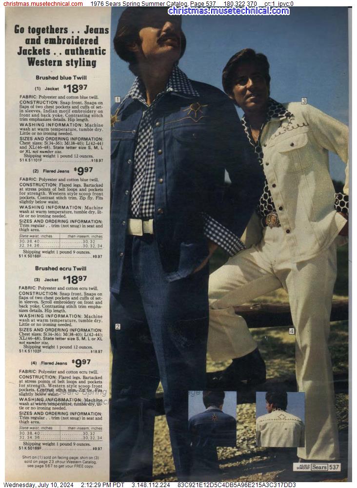 1976 Sears Spring Summer Catalog, Page 537