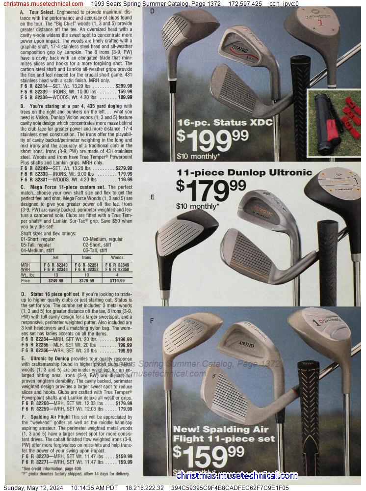 1993 Sears Spring Summer Catalog, Page 1372