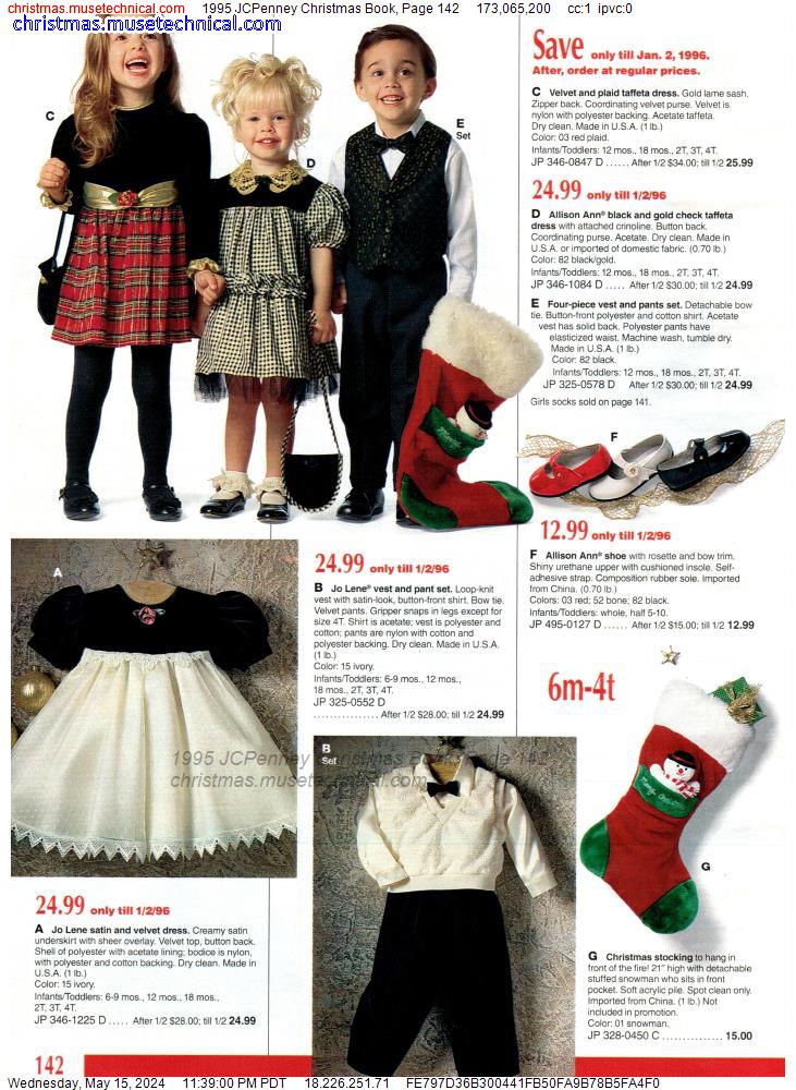 1995 JCPenney Christmas Book, Page 142