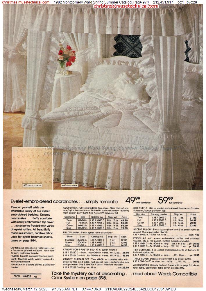 1982 Montgomery Ward Spring Summer Catalog, Page 970