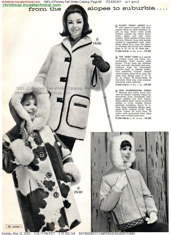 1963 JCPenney Fall Winter Catalog, Page 86