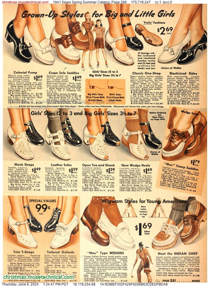 1941 Sears Spring Summer Catalog, Page 268