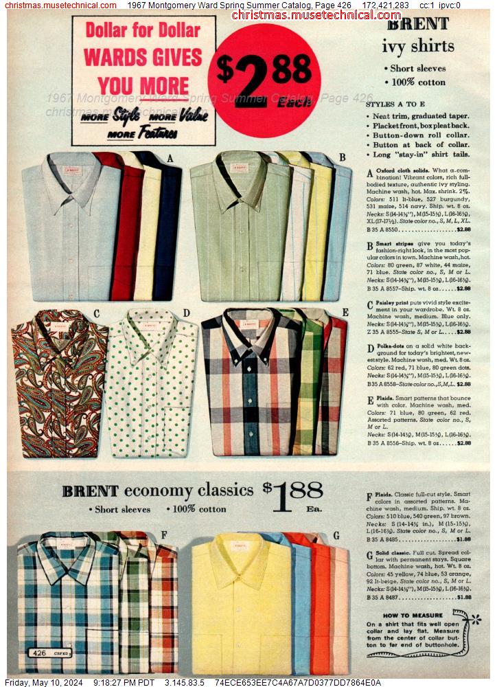 1967 Montgomery Ward Spring Summer Catalog, Page 426