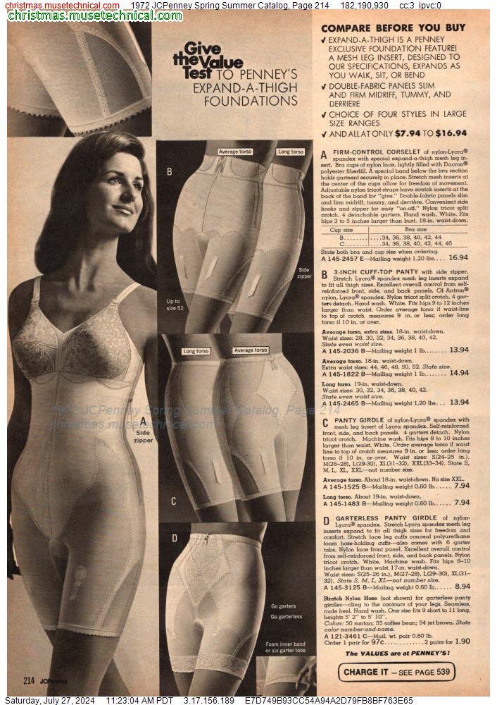 1972 JCPenney Spring Summer Catalog, Page 214