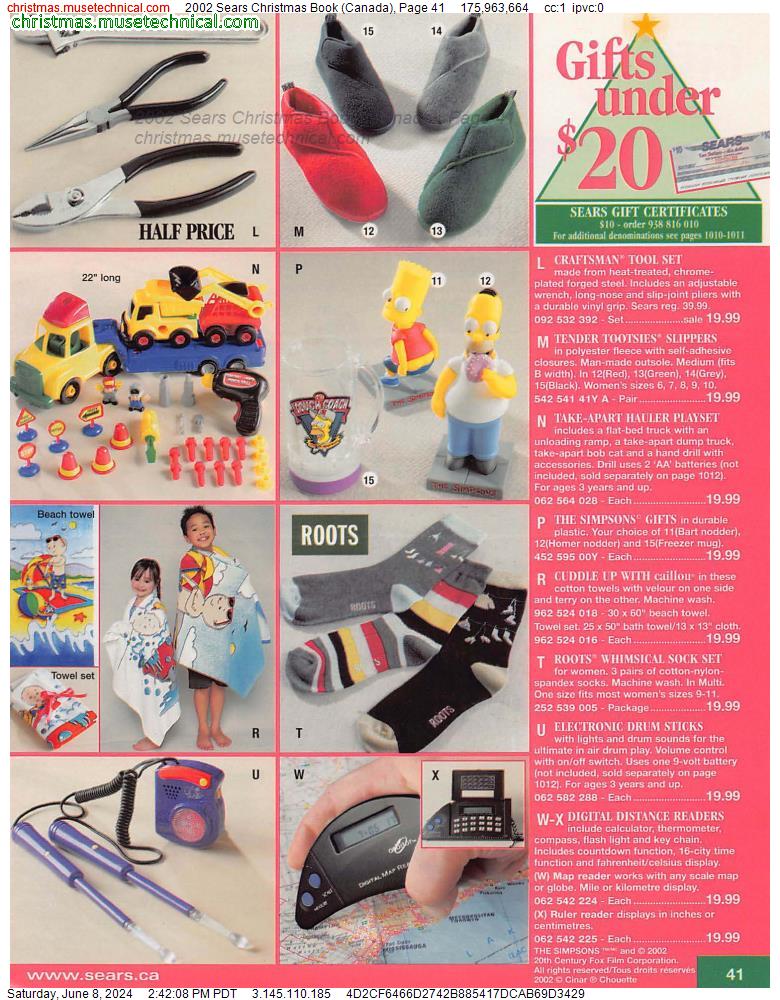 2002 Sears Christmas Book (Canada), Page 41