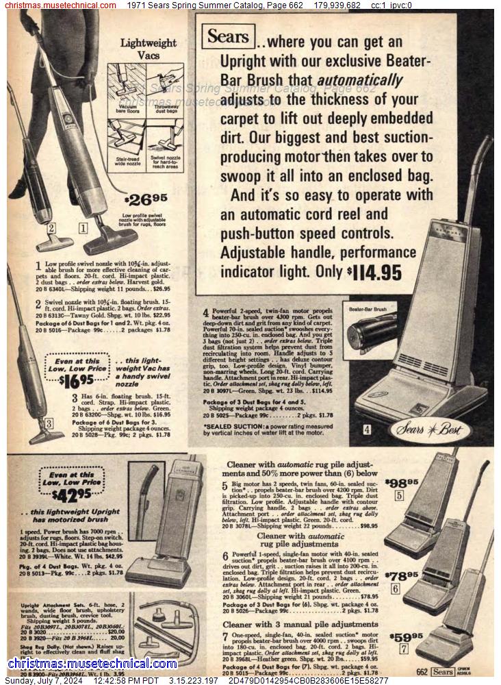 1971 Sears Spring Summer Catalog, Page 662