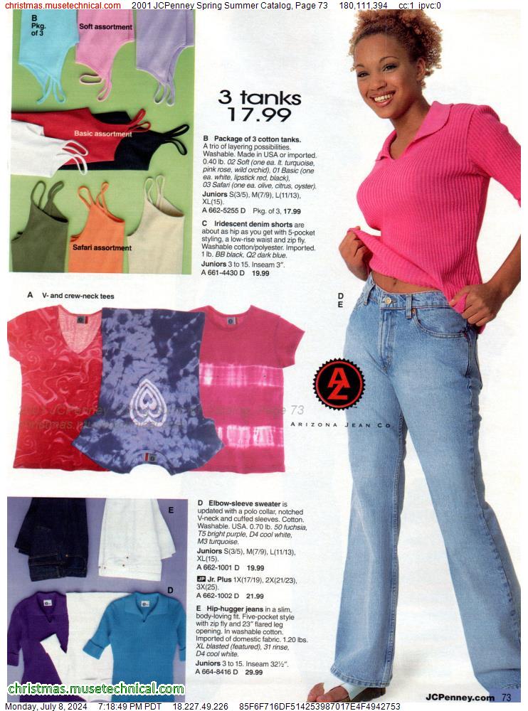 2001 JCPenney Spring Summer Catalog, Page 73