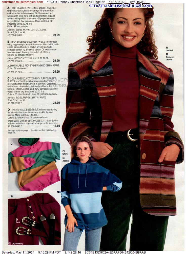 1993 JCPenney Christmas Book, Page 62