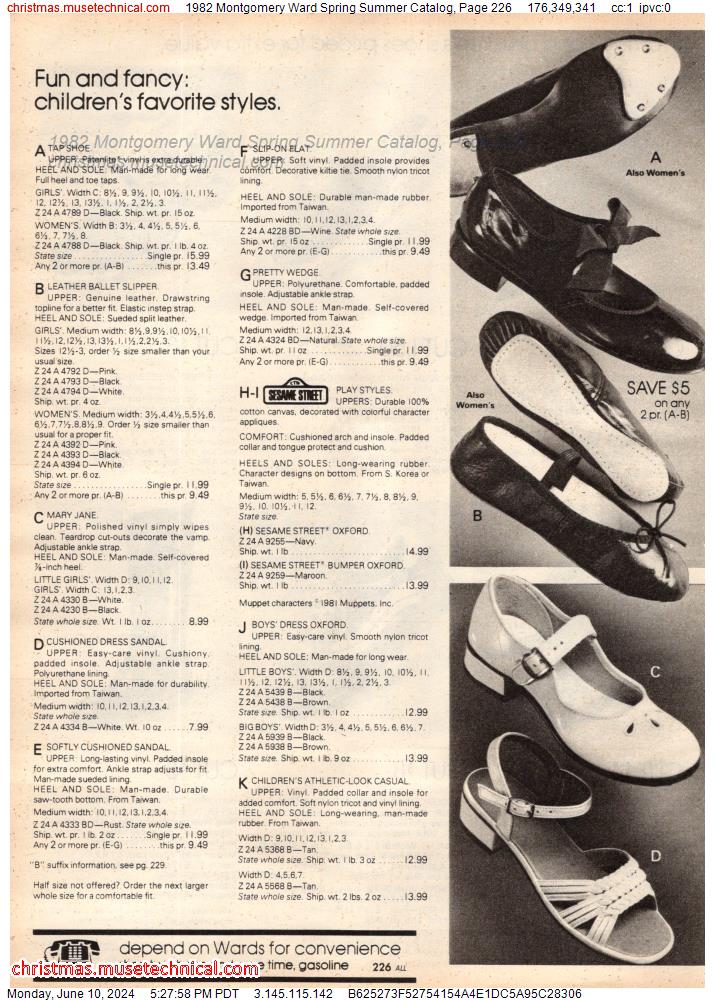 1982 Montgomery Ward Spring Summer Catalog, Page 226