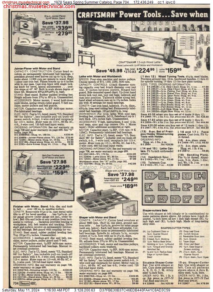 1978 Sears Spring Summer Catalog, Page 704