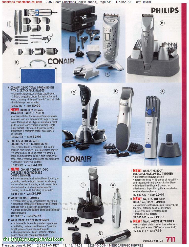 2007 Sears Christmas Book (Canada), Page 731