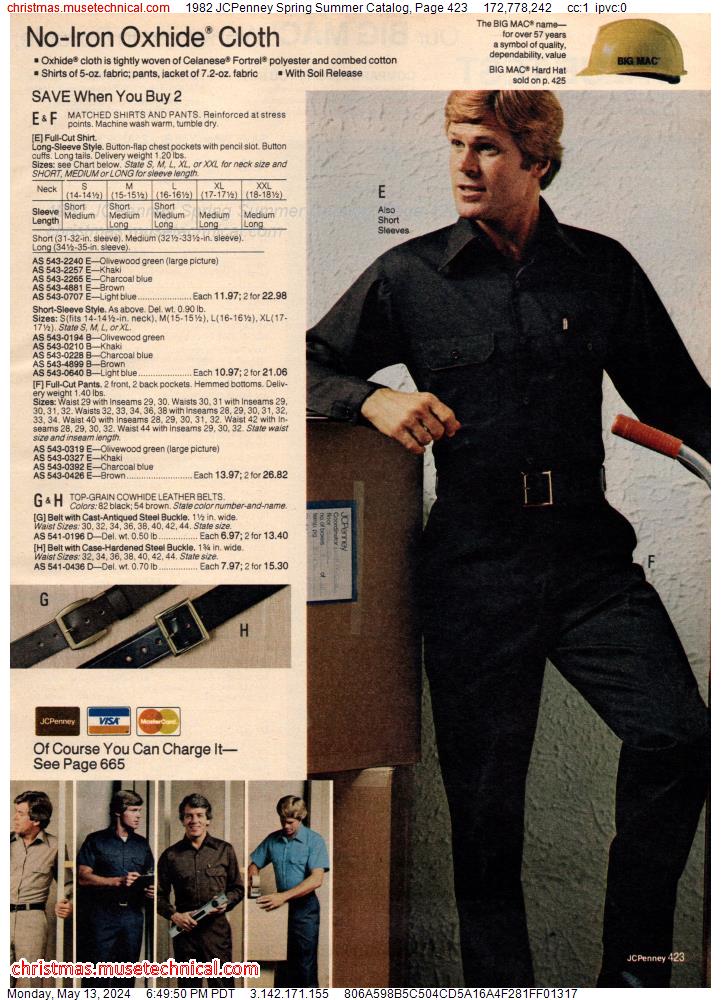 1982 JCPenney Spring Summer Catalog, Page 423