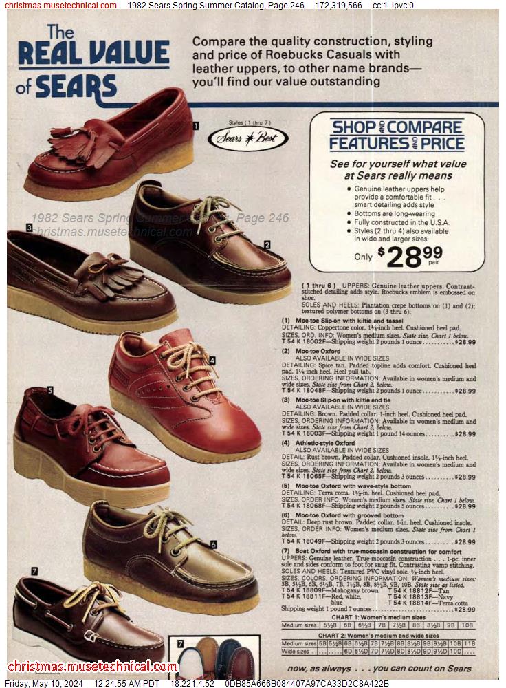 1982 Sears Spring Summer Catalog, Page 246