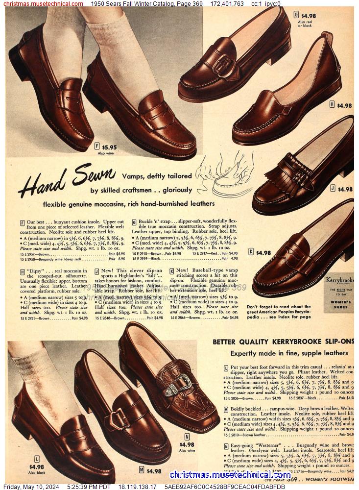 1950 Sears Fall Winter Catalog, Page 369