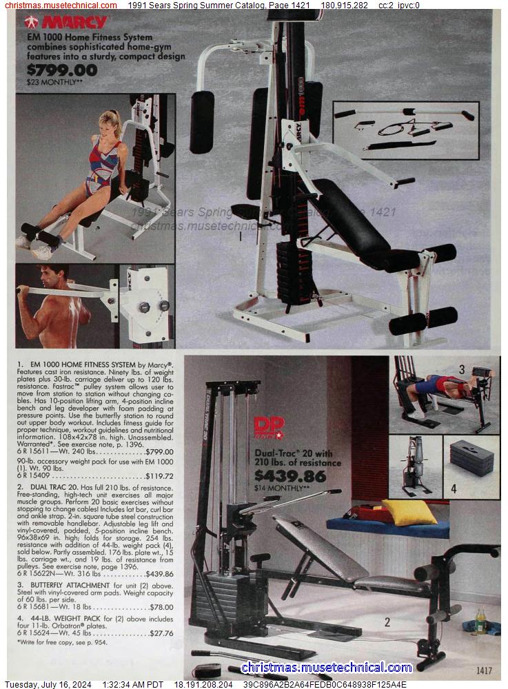 1991 Sears Spring Summer Catalog, Page 1421