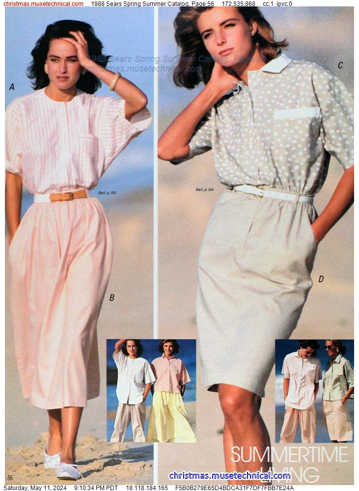 1988 Sears Spring Summer Catalog, Page 56