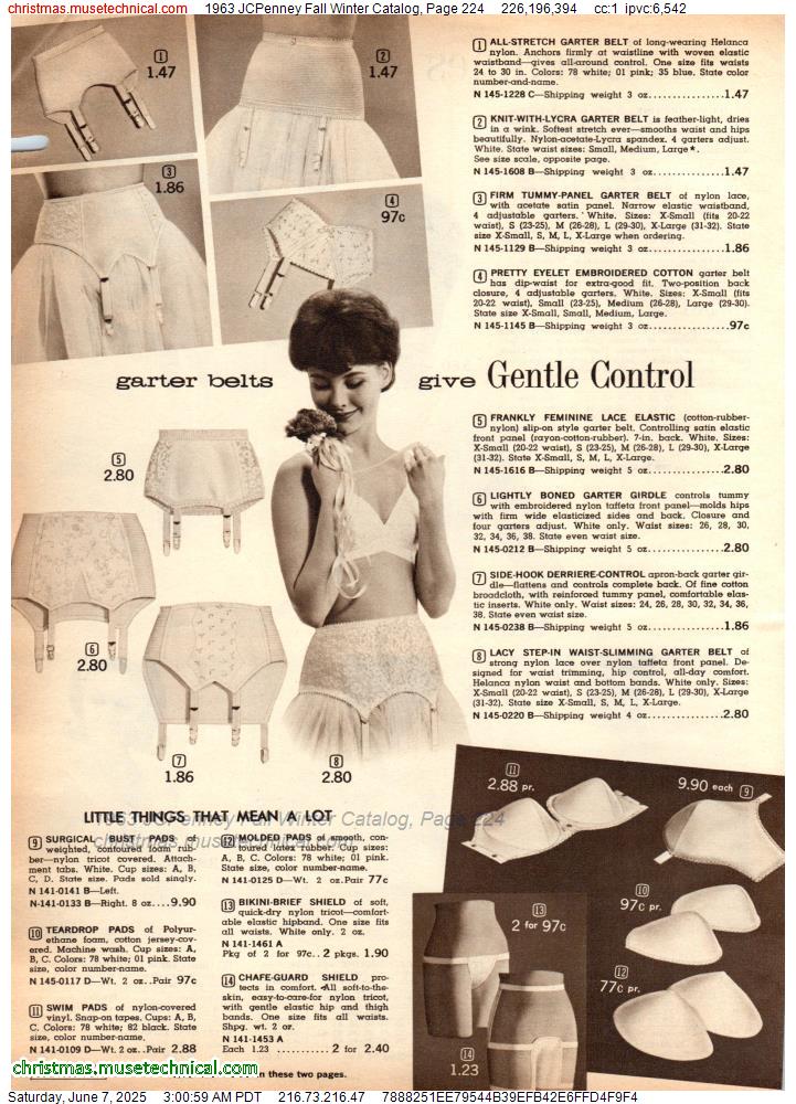 1963 JCPenney Fall Winter Catalog, Page 224