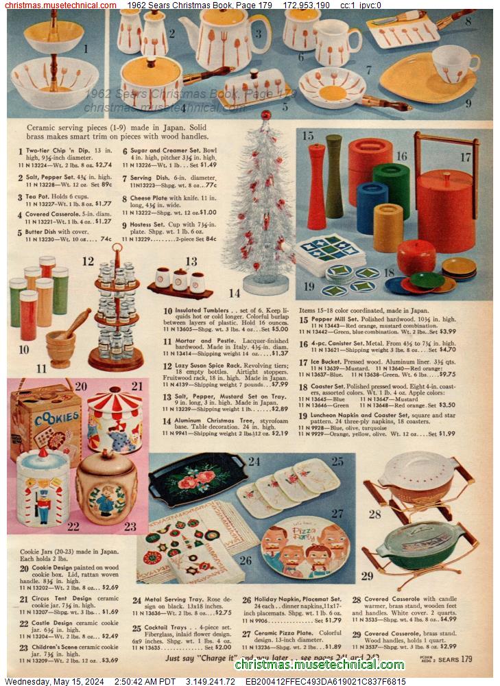 1962 Sears Christmas Book, Page 179