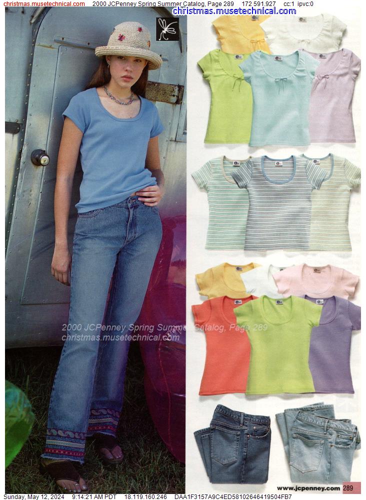 2000 JCPenney Spring Summer Catalog, Page 289