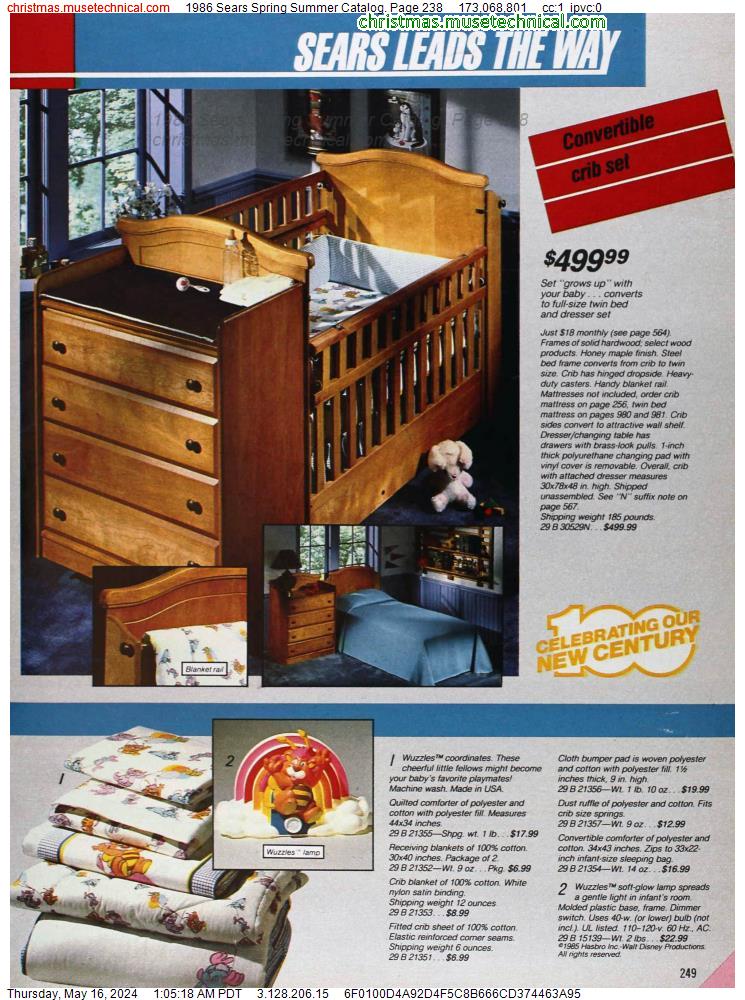 1986 Sears Spring Summer Catalog, Page 238