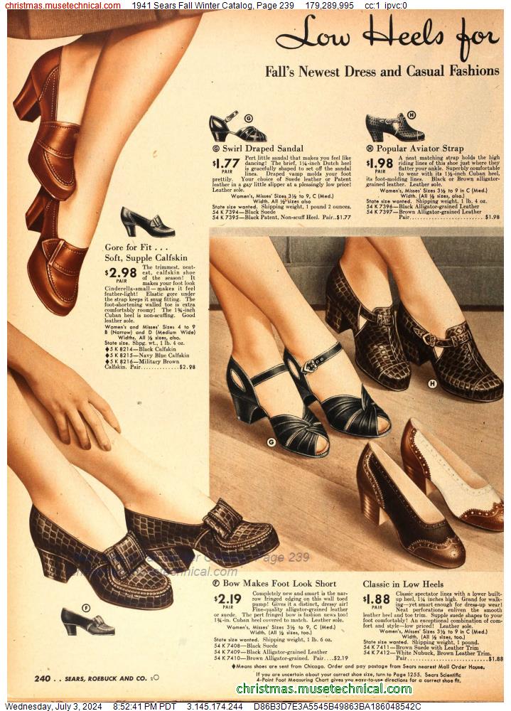 1941 Sears Fall Winter Catalog, Page 239