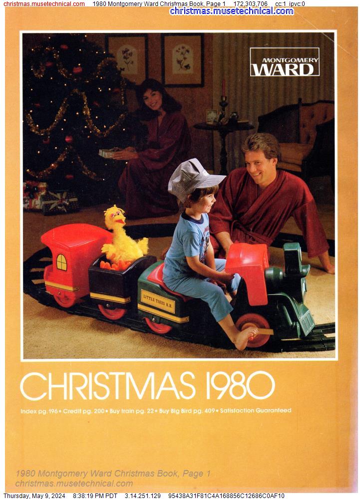 1980 Montgomery Ward Christmas Book, Page 1
