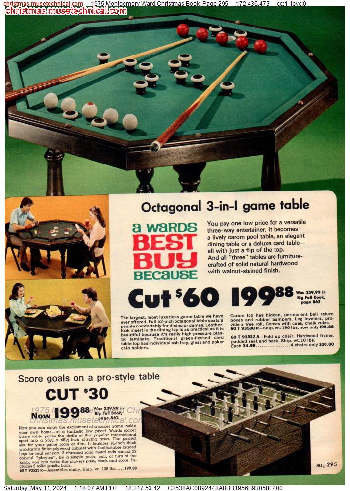 1975 Montgomery Ward Christmas Book, Page 295