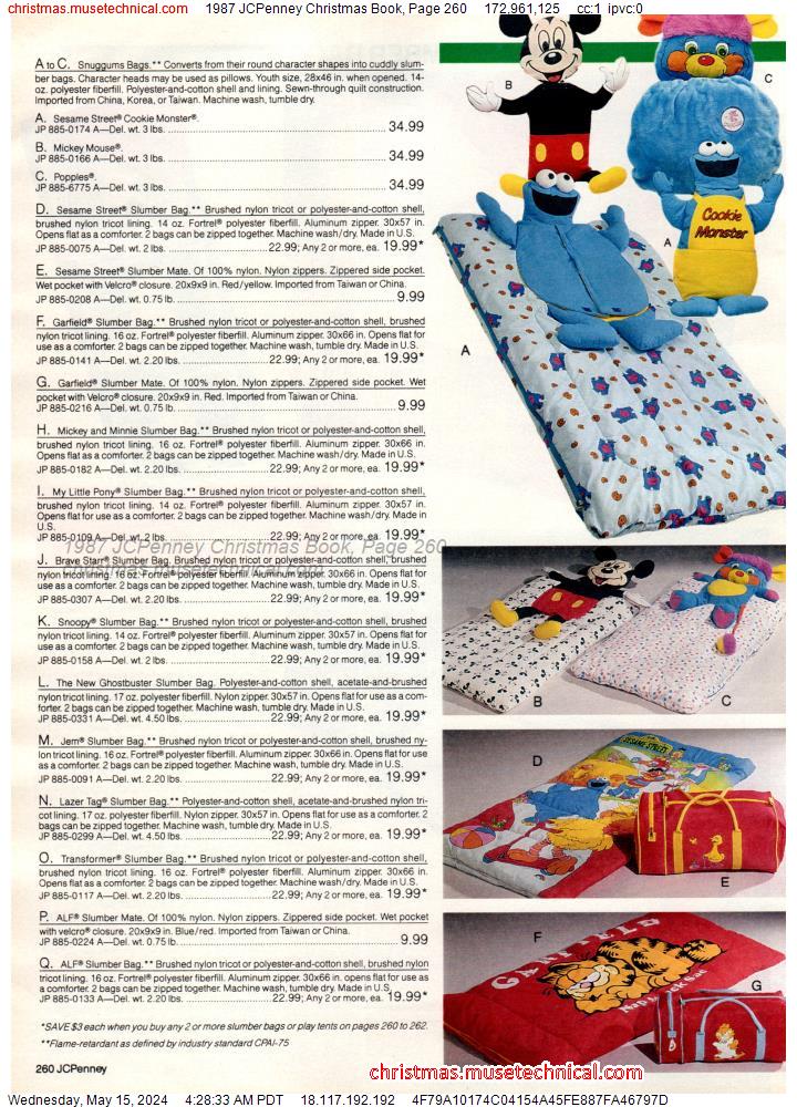 1987 JCPenney Christmas Book, Page 260