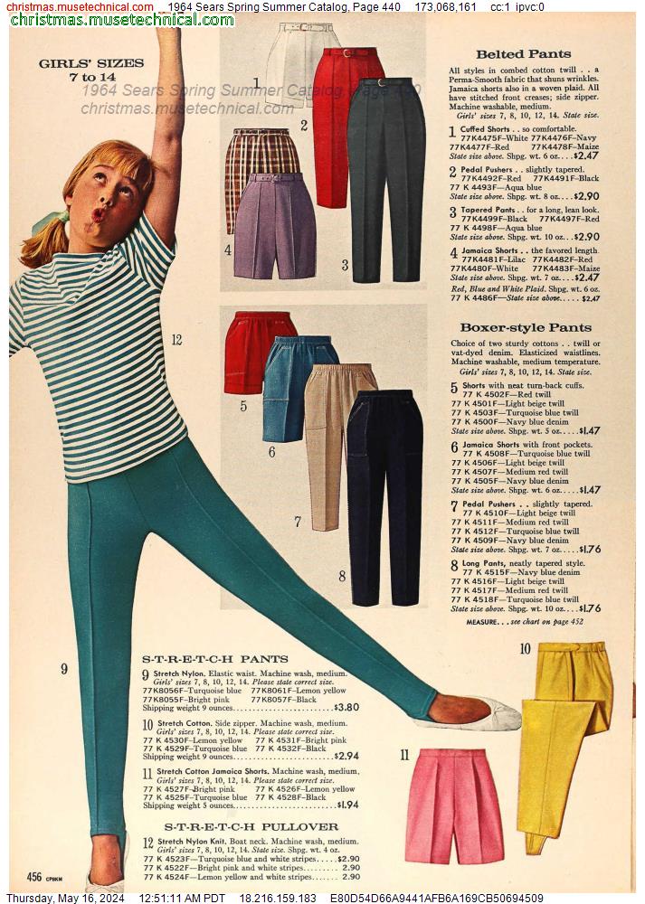 1964 Sears Spring Summer Catalog, Page 440