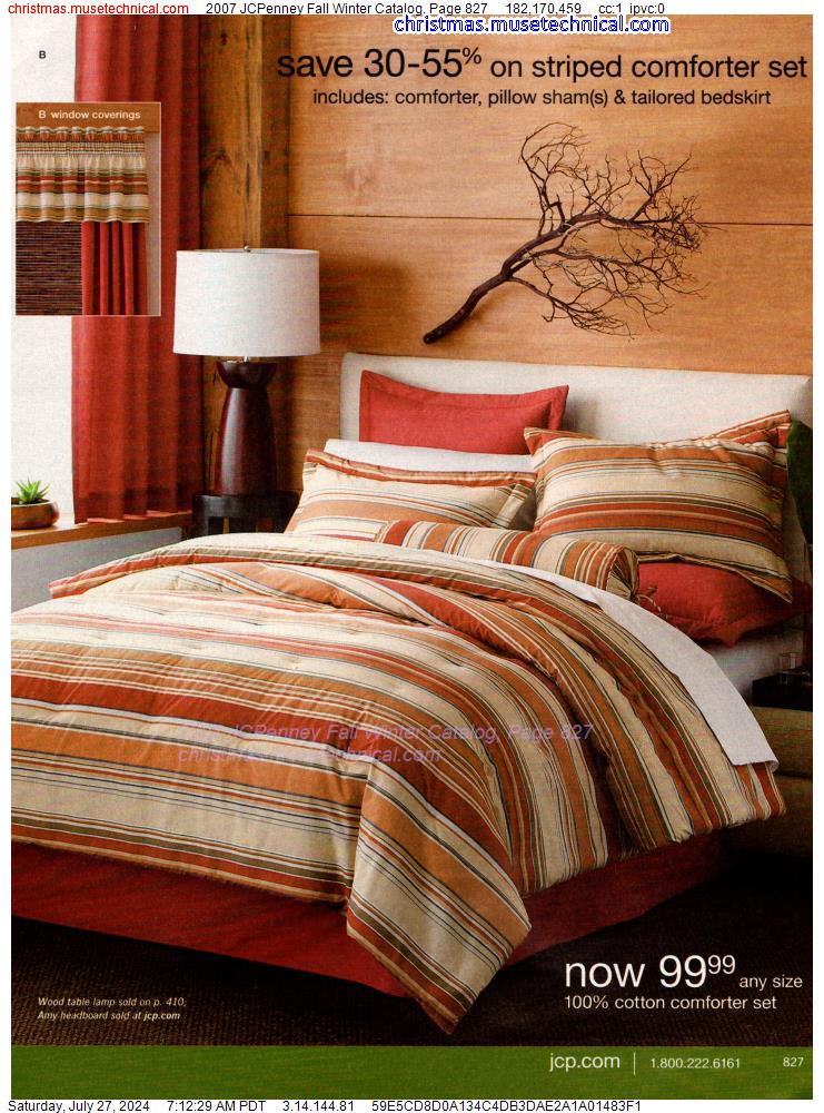2007 JCPenney Fall Winter Catalog, Page 827